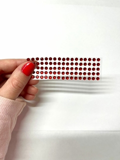 STRASS ROSA ROJO 2MM - comprar online