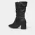 Bota Beira Rio Cano Médio Enrugado Preta - comprar online