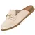Sapato Mule Clog Beira Rio - Creme - comprar online