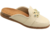 Mule Beira Rio Esferas Cabedal - Bege - comprar online