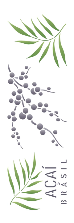 Stencil OPA 3676- Frutas Açaí 10x30cm - comprar online