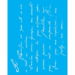 Stencil OPA 1882- Religião Manuscrito Fé 20x25cm - comprar online