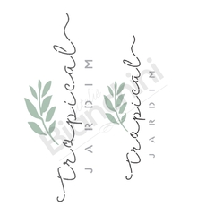 Stencil OPA 3312- Palavras Tropical Jardim 15x20cm - comprar online