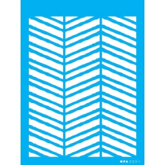 Stencil OPA 3351- Estamparia Zigue-Zague Irregulares 20x25cm - comprar online