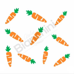 Stencil Duplo OPA 1899 Estamparia Cenoura 14x14cm - comprar online