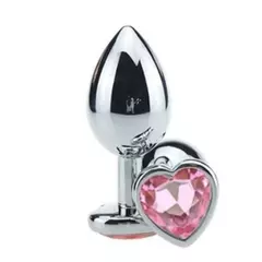 Plug Anal CORAÇÃO De Metal Colors P M G - comprar online