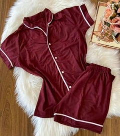 CONJUNTO AMERICANO ALGODÃO CURTO MANGAS CURTAS - comprar online