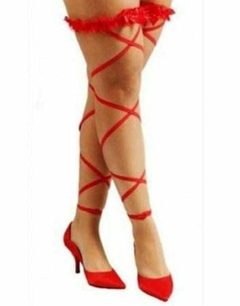 PERNEIRA TRANÇADA MULHER ARANHA FÁCIL PRAZER - Dona Jack moda íntima