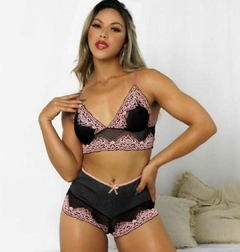 CONJUNTO SHORT DOLL RENDINHA CURTINHO