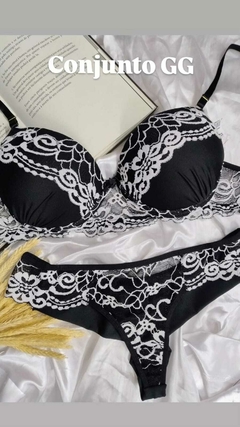 CONJUNTO LUXO FIO DUPLO BICOLOR - Dona Jack moda íntima