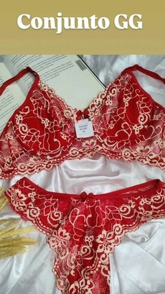 Imagem do Conjunto de lingerie luxo sem bojo