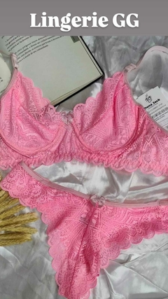 Conjunto de lingerie luxo sem bojo