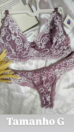 Conjunto de lingerie luxo sem bojo - comprar online