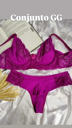 CONJUNTO LINGERIE SEM BOJO CALCINHA FIO DUPLO na internet