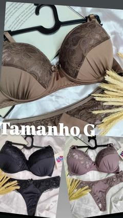 CONJUNTO LINGERIE DIA A DIA (CALCINHA FIO) - Dona Jack moda íntima