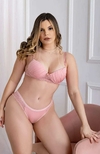 CONJUNTO DE LINGERIE ROSE (CALCINHA TRADICINAL) - comprar online
