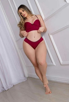 CONJUNTO DE LINGERIE MONIQUE (CALCINHA TRADICIONAL) - comprar online