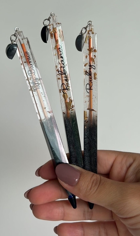 Caneta de Resina - Personalizada