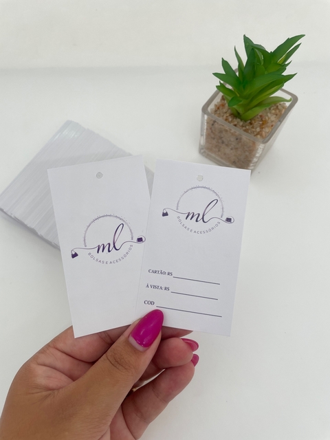 TAG DE ROUPAS - Personalizada