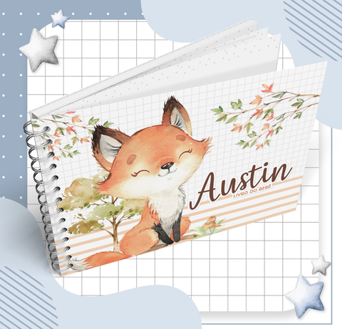 KIT MATERNIDADE - RAPOSA AQUARELA MENINO