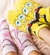 12 pares medias soquetes animadas