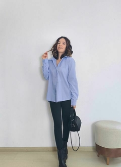 Camisa Milena Azul Bebê - comprar online