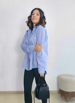 Camisa Milena Azul Bebê