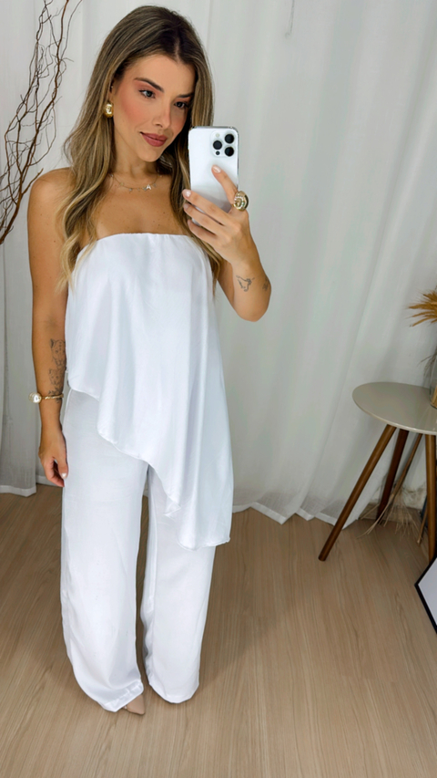 Macacão assimétrico