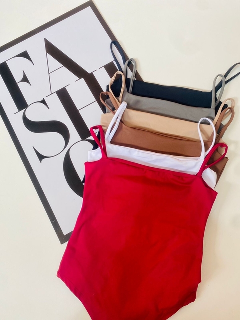 Body corte reto poliamida