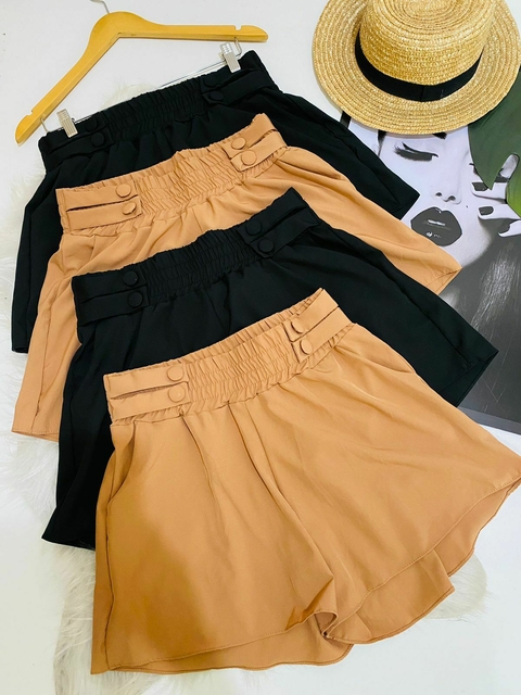 Shorts Elastico Crepinho