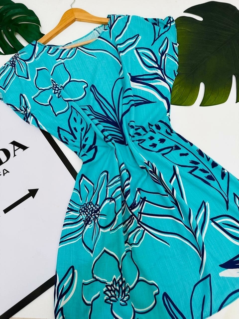 Vestido Plus viscolinho