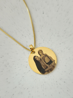Colar Medalha Ouro