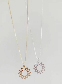 Colar Sol e Cristal