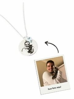 Colar Medalha Prata - comprar online