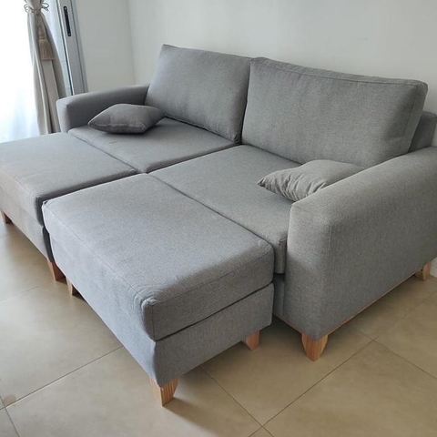 Modelo CUBO + 2 camastros móviles BAÚLES (con revestimiento) - comprar online
