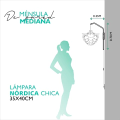 MÉNSULA MEDIANA + LÁMAPARA NÓRDICA CHICA