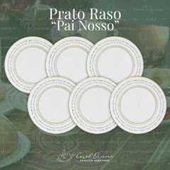 Jogos Pratos Rasos - Kit com 6 Peças