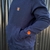 Moletom Orange Canguru - AZUL Marinho - comprar online