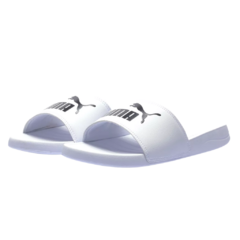 Chinelo Slide Puma Popcat 20 Bdp - Branco+Preto