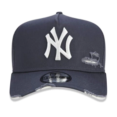 Bone New Era 9FORTY A-Frame MLB New York Yankees Destroyed - comprar online