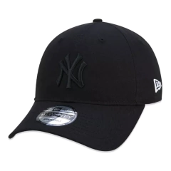 Boné New Era Aba Curva Ny Yankees All Black Preto Unisex - comprar online