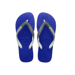Chinelo Havaianas Top Mix Brasil Azul