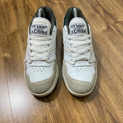 Tênis Couro Lacoste Court Masculino - Branco+Verde - UZBRIO