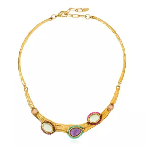Colar Conceito Vintage Ouro Velho - Claudia Arbex