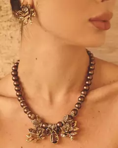 Brinco Ástrea Claudia Arbex Ouro Vintage - comprar online