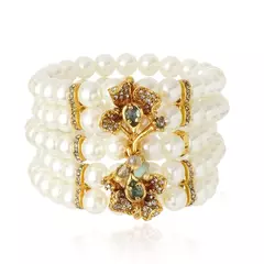Pulseira Ástrea Claudia Arbex Ouro Vintage