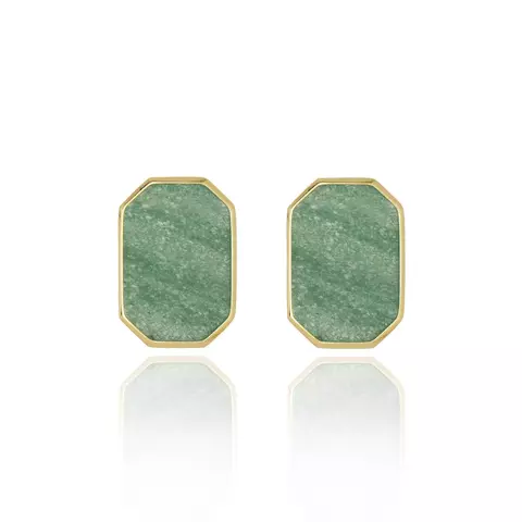 Tapa Furo Green Aventurine Icons | Cristina Sabatini