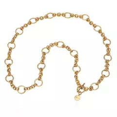 Cinto Com Elos Texturizados Ouro Velho - Essencial Asas - Camila Klein - comprar online