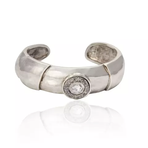 Bracelete Texturas Prata Velha - Quadrado - Camila Klein