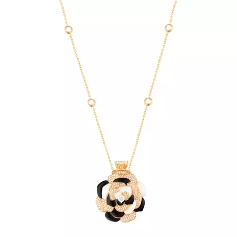 Colar Perfumeiro Camélia Ouro - Elaine Palma